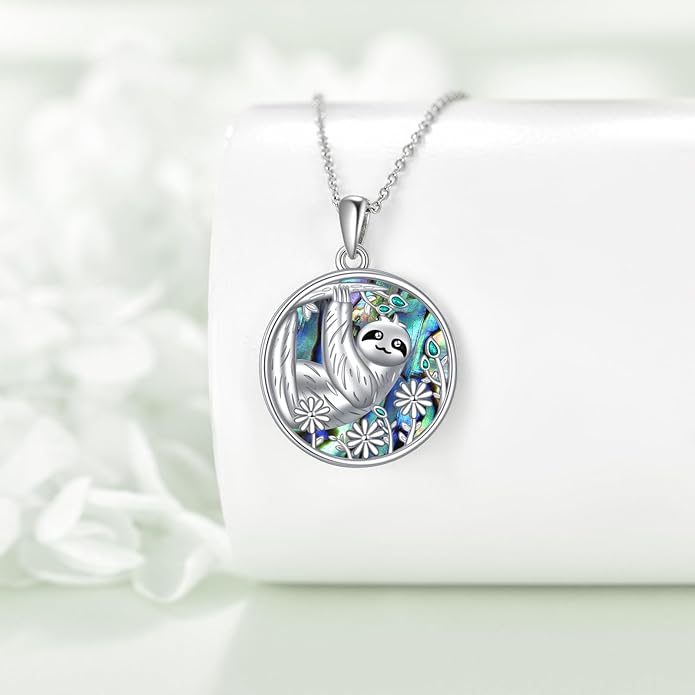 KZX Cat/Dog/Phoenix/Eagle/Whale/Shark/Puffin/Starfish/Chicken/Butterfly/Owl/Bee/Frog/Seahorse Necklace Sterling Silver Animal Pendant Jewelry Gift for Women