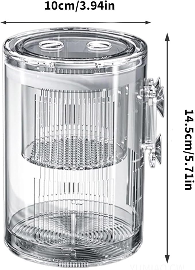 Aquarium Breeder Box for Fishtank Breeding Incubator Small Fish Hatchery Fish Spawning Box Separation Tanks