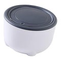 MYCENSE Cat Litter Trash Can Wastebasket Counter Garbage Bin Portable with Press Type Lid Mini Countertop Cat Litter Disposal Bin, Gray