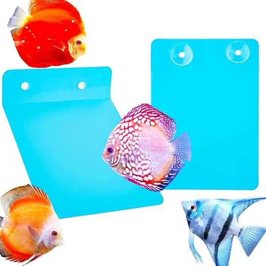 2 Pack Angelfish Discus Breeding Slate, Fish Breeding Spawning Slate Spawning Surface for Aquarium Fish Egg Laying