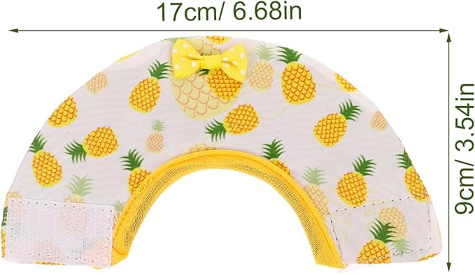 SUPVOX Parrot Collar Anti-Biting Bird Cone Collar for Plucking Protection Lightweight Comfortable Recovery Ring 6.69X3.54In