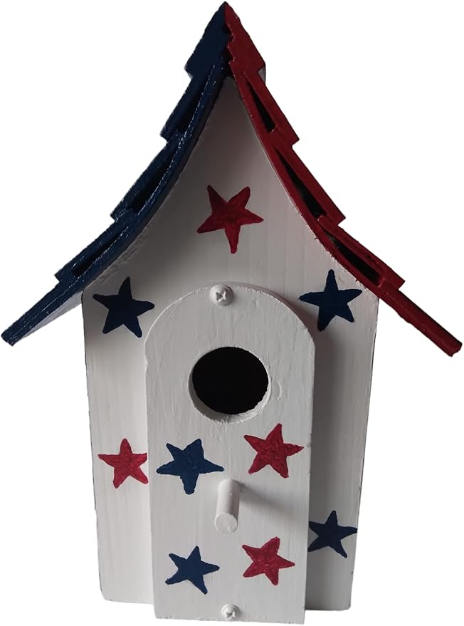 unique colorful birdhouse decor outsise hand painted