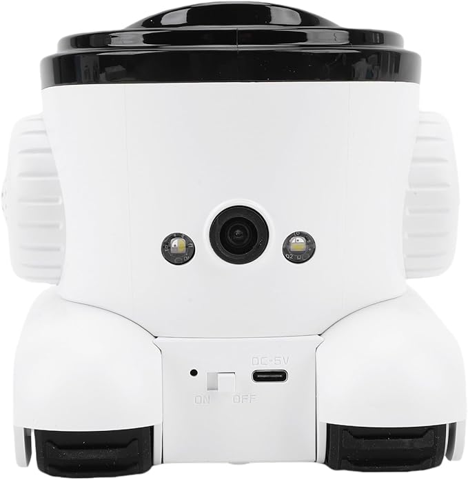 GOWENIC Moving Pet Camera, Smart Security Camera with APP, PIR Detection, Automatic Pet Tracking, Two Way Talk Interaction, Cloud Storage, for Home Office