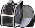 Texsens Pet Carrier Backpack with Window Blind for Small Cats Dogs, Ventilated Design, Safety Straps, Buckle Support, Collapsible, Designed for Travel, Hiking, Winter Outing, Outdoor, Go to Vet