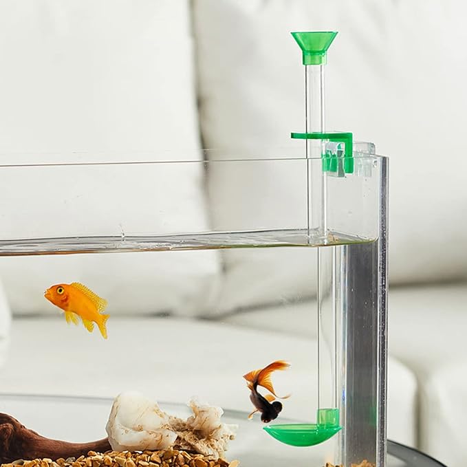 Acrylic Shrimp Feeder Tube Feeding Dish Deep Bowl for Aquarium Shrimp Fish Clip to Fish Tanks Multiple Size Acrylic Shrimp Feeder Feeding Tube and Dish Tray Bowl Set