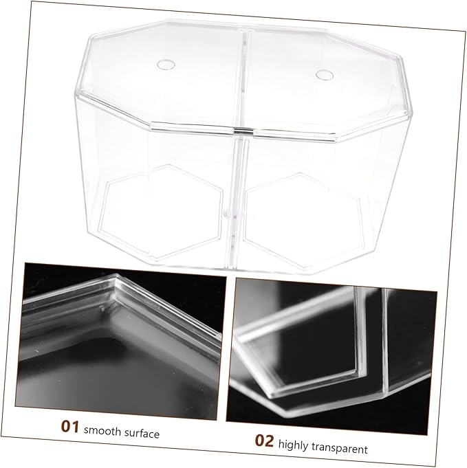 Happyyami Fish Breeding Tank Removable Divider Dual Compartment Clear Incubation Box for Betta and Small Tropical Fish Easy to Clean and Use for Fry