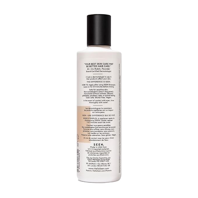SEEN Conditioner, Scented - Non-Comedogenic Hair Conditioner - Dermatologist-Developed - Safe for Sensitive, Eczema & Acne Prone Skin