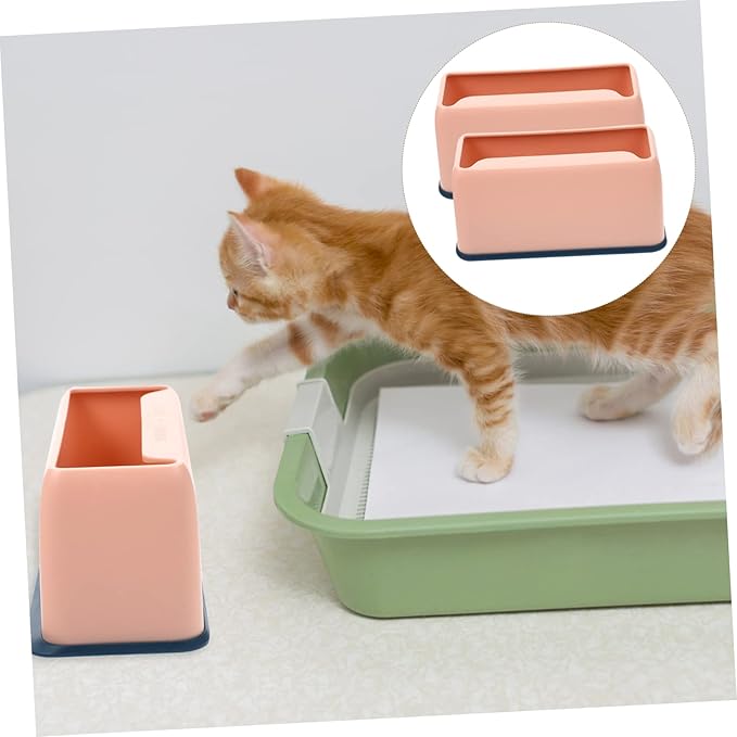 Mikikit 2pcs Pet Litter Scoop Holders Washable Storage Stands for Litter Shovels Convenient and Compact Design for Easy -up