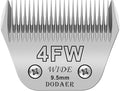 4FW Detachable Dog Grooming Wide Blades,Compatible with Andis,Oster A5,Wahl KM10 Series Clippers,Cut Length 3/8”(9.5mm)