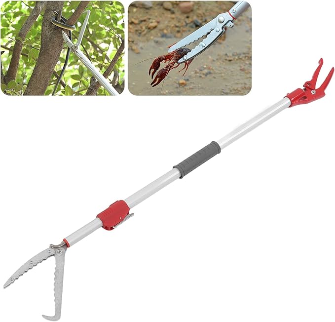 Aquarium Tongs Long Aquarium Tweezers Telescopic Feeding Tongs Multi Purpose Pick up Tweezers Tool for Clamping Plants Garbage Snake Eel