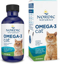 Nordic Naturals Omega-3 Cat, Unflavored - 2 oz - 304 mg Omega-3 Per One mL - Fish Oil for Cats with EPA & DHA - Promotes Heart, Skin, Coat, & Immune Health - Non-GMO