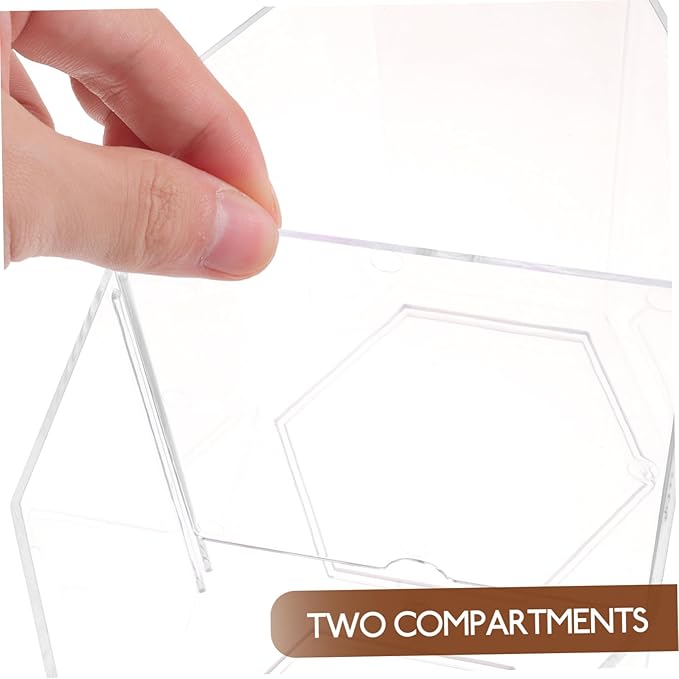 Happyyami Fish Breeding Tank Removable Divider Dual Compartment Clear Incubation Box for Betta and Small Tropical Fish Easy to Clean and Use for Fry