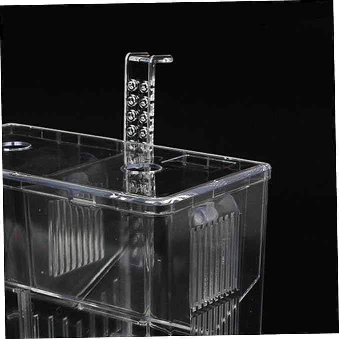 Housoutil Aquarium Hook Style Box Creative Fish Breeding Tank for Guppies and Fish for Safe and Increased Survival Rate