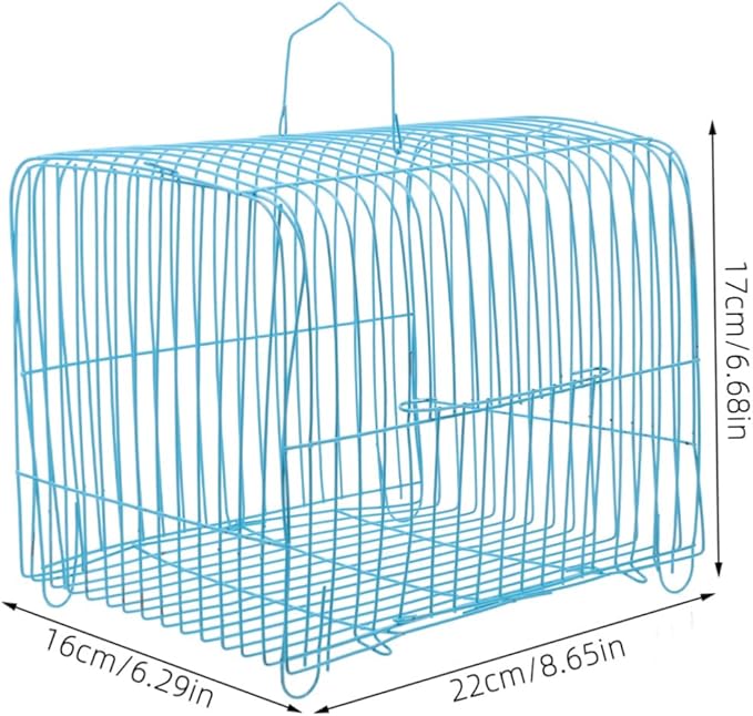 TOYANDONA Cage Parakeet Portable Bird Carrier Wire Travel Cage for Birds for Outings and Adventures Stylish Design for Comfortable Travel