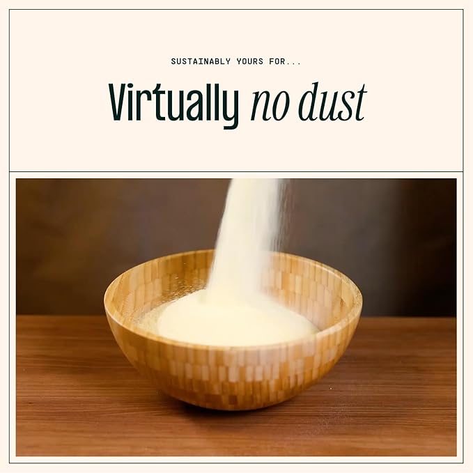 Sustainably Yours Natural Cat Litter, Small-Grain Formula, Exceptional Clumping & Odor Control, Virtually No Dust, Soft on Paws, Corn & Cassava Plant-Based, Unscented, 10 lbs