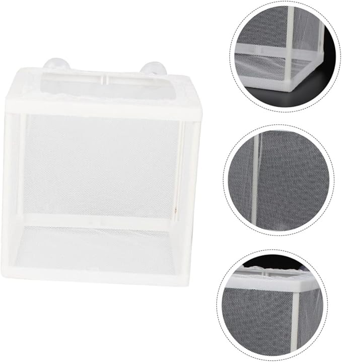 Housoutil 2pcs Fish Breeding Tank Aquarium Incubator Cups for Tropical Fish Hatching Random Efficient Isolation for Fry Survival
