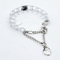 Clasp 2.25mm Stainless Dog Training Collar for Large Breeds | 16” Prong Collar for Dogs 26lbs & Up | No-Pull Collar | Behavior Aid | White