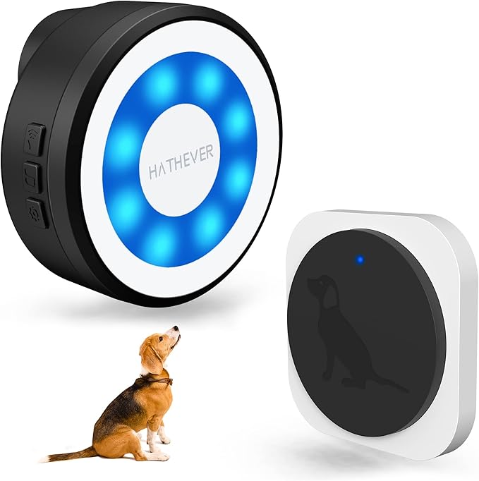 Dog Door Bell for Potty Training, Wireless Doggie Doorbell to Go Outside, Operating at 1000 Feet with Super-Light Touch Button, CD Quality Sound & 4 Notification Modes