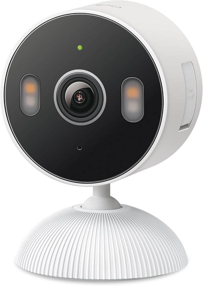 Tapo 2K Indoor/Outdoor Wired Security Camera - Works as a Baby Monitor & Pet Camera, Person/Motion/Baby Cry Detection, 2-Way Audio, Siren, Subscription-Free Local Storage or Optional Cloud, C113