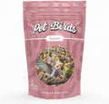 Mycelium Large Pet Bird Food | Clean & Safe Bird Seed Mix for Macaws, Cockatoos, Parrots | High in Protein & Fat with Egg, Corn, Vitamins, Peanuts & Hemp Seed | Organic & Non-GMO 5 lb Bag
