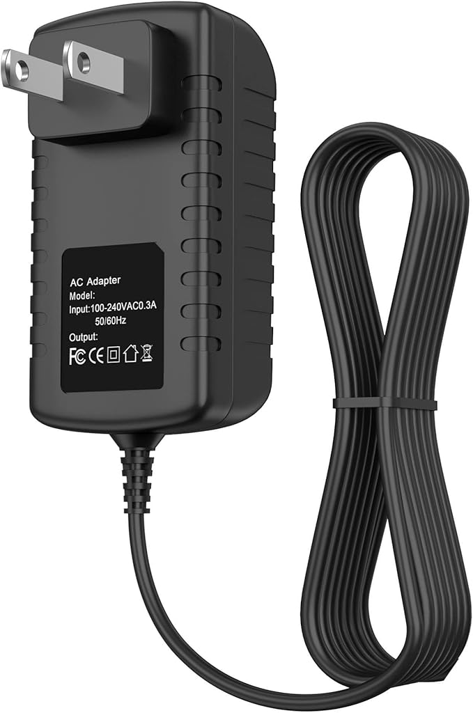 12V Charger for Meowant Self-Cleaning Cat Litter Box MW-SC01 / MW-SC01-Y / SC02