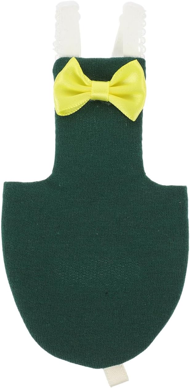 BESPORTBLE Parrot Diaper Clothes for Small Birds Adjustable Cotton Flying Suit with Open Tail Design for Cockatiels and Parrots - Washable Bird Apparel