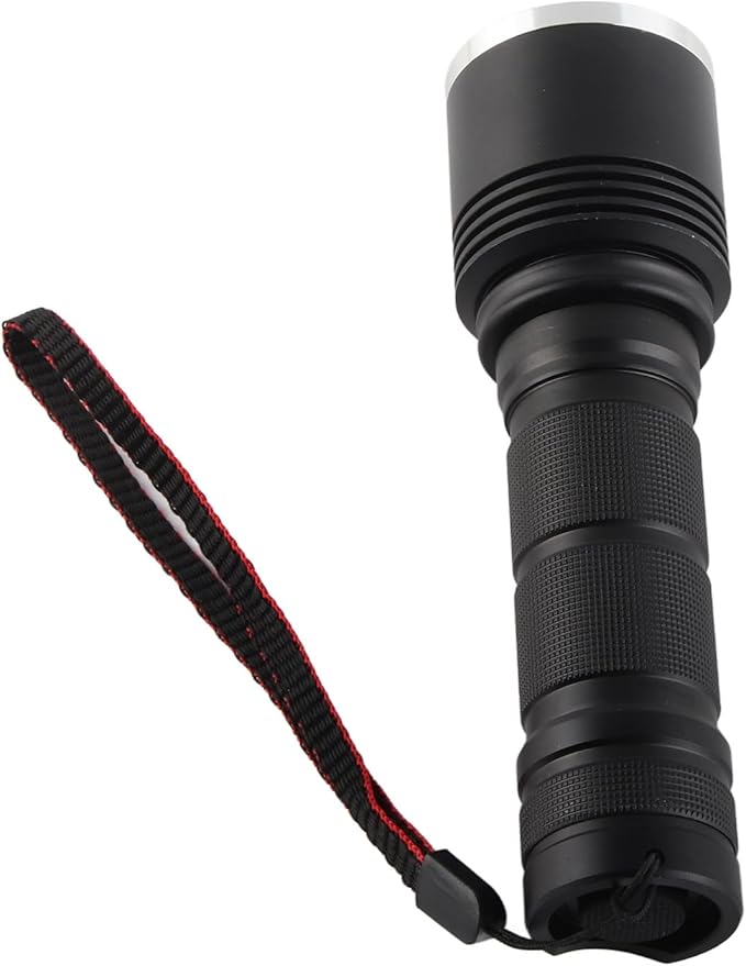 UV Flashlight 365nm, 1800M Black Light for Pet Urine Detection, Aluminium Alloy, 6.1 Inch, Compact Lightweight Design