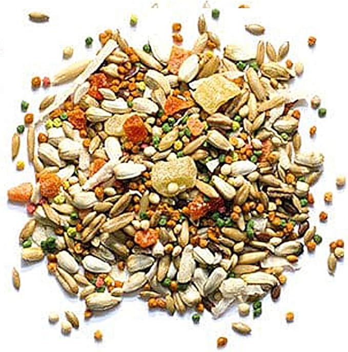 ZuPreem Smart Selects Daily Bird Food for Parakeet, Budgie, Parrotlet, Dove, Bird Pellets and Seed Blend, Core Nutrition for Small Birds, Made in USA, Parakeet Food, Budgie Food (S, 2 lb)
