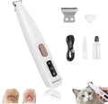 Cat Grooming Trimmer, Multifunctional Pet Hair Trimmer Waterproof Rechargeable Shaver with LED Light for Paws Eyes Ears Face Buttocks for Small Dogs and Cats