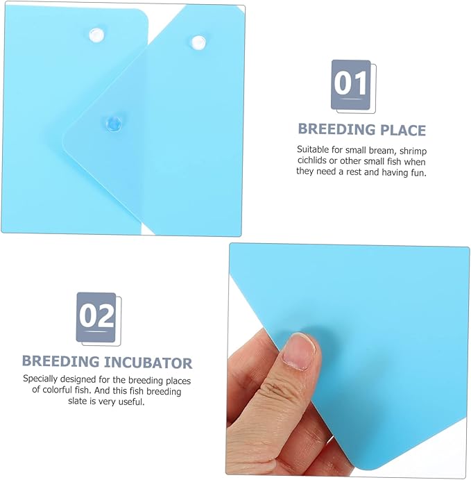 DOITOOL 10pcs Fish Breeding Plate with Cups for Aquariums Breeding Incubator for Fish Shrimp and Cichlids Easy to Install Smooth for Optimal Attachment