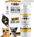 P*SS OFF+ All Purpose Stain and Odor Remover - Professional Strength Cat Pee Odor Eliminator, Deodorizer for Pet Urine & Poop, Carpets, Upholstery, Leather, Non Toxic Air Freshener for Home - 32 Oz