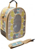 212 Main Soft Sided Travel Carrier for Birds, Tan Leaf - Large