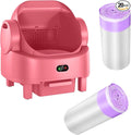 Self-Cleaning Cat Litter Box Liners,Replaced Waste Bags-2 Rolls, Cat Litter Waste Receptacles Bags Thickened Leak-Proof & Odor-Control for Open-Top Self-Cleaning Cat Litter Box (Purple)