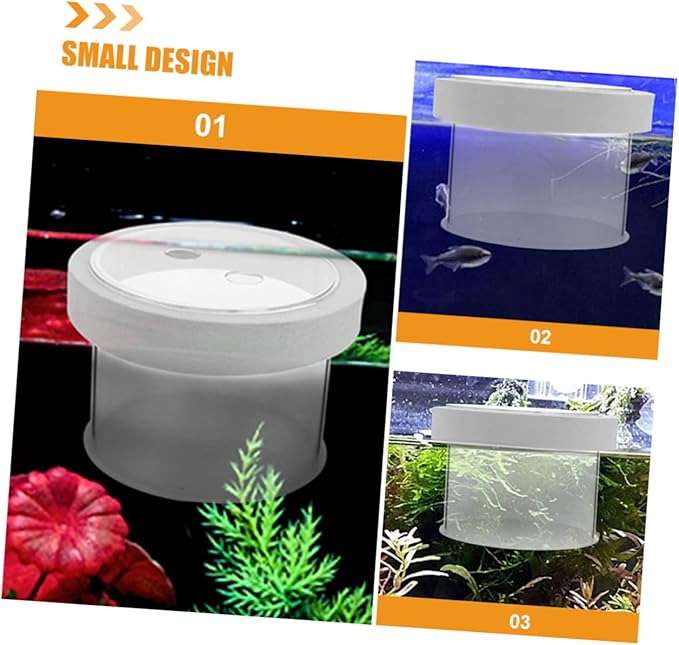 Mipcase Acrylic Fish Isolation Box for Shrimp Breeding Breeding Container Observation and Design for Aquarium Use and Fish Tank Divider