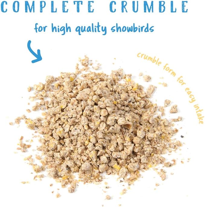 Manna Pro Gamebird Showbird Crumbles|Formulated for Birds with Vitamins & Minerals|5 Pounds (Pack of 2)