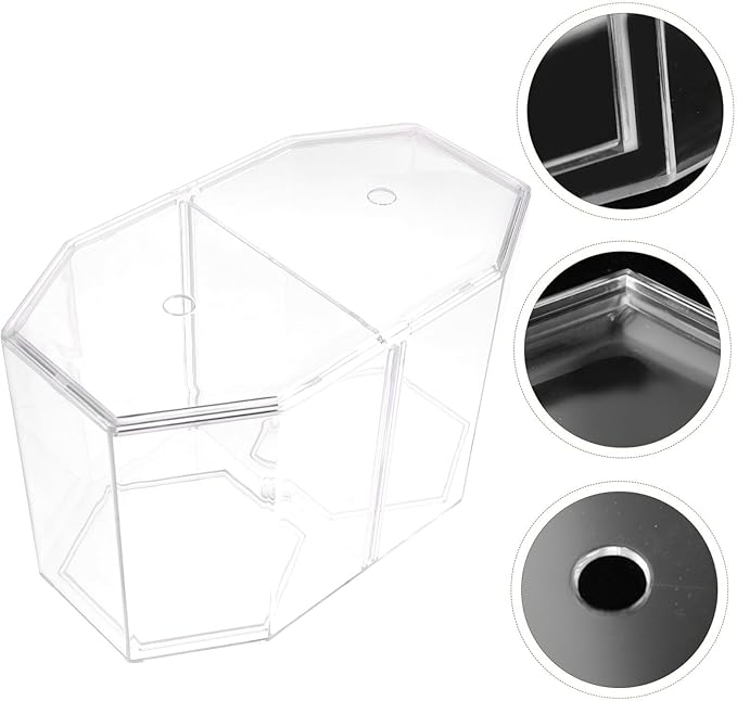 BESPORTBLE Breeding Tank Aquarium Box with Dual-Compartment High Transparency Plastic Fish Isolation Hatchery Box for Betta Guppy Shrimp Quarantine and Incubation