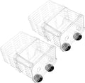 Hemoton 2pcs Fish Breeding Box Double Layer Isolation Tank Aquarium Accessory Holder