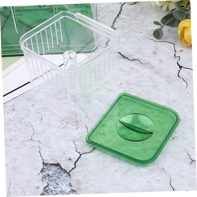 Luxshiny Fish Breeding Isolation Box Transparent Acrylic Incubator Tank for Aquarium Protecting and Small Fish from Aggressive Adults Enhances Survival Rates