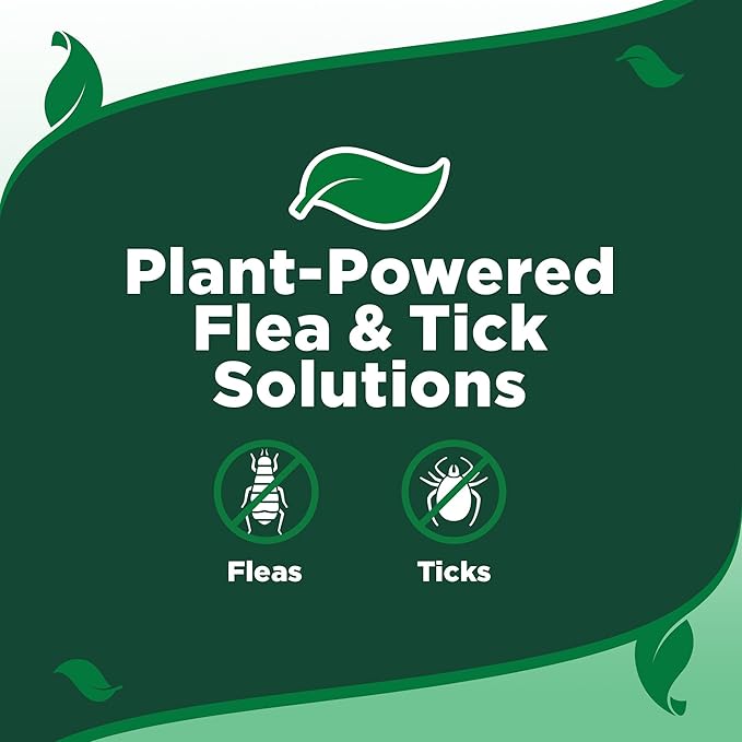 Vet’s Best Natural Flea and Tick Drops for Dogs – Natural Topical Flea Prevention with Certified Essential Oils – Plant-Based Spot-On Treatment for Large Dogs – Pest Control – 4 Month Supply
