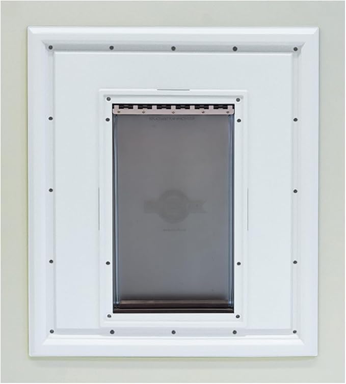 PetSafe Panel Pet Door Insert - Easy Installation - Dual Flap Design for Weather Protection - Paintable Frame for Custom Look