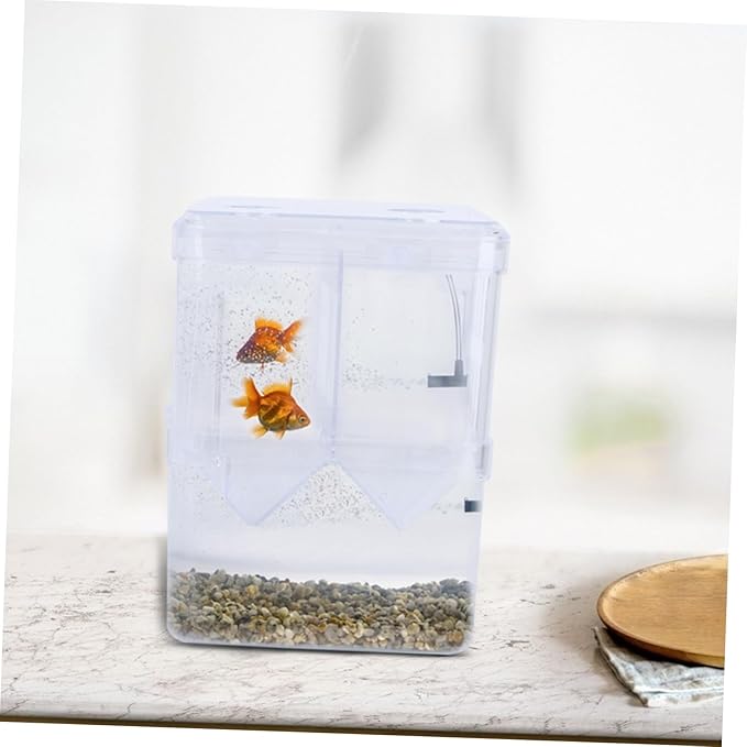 2pcs Egg Hatching Incubator Box Fish Breeding Tank Aquarium Air Valve Breeder Box