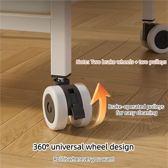 Medium Bird Cage with Rolling Wheels, Modern Clear Decorative Birdcage for Lovebirds, Hill Mynas, Budgerigars, Sun Conures, Munias, White-Eyes(Beige)