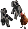 Chicken Shoes for Injured Feet – Protective Neoprene Footwear for Chicken, Open-Toe Design for Bumblefoot Relief, Made in USA (Chicken Shoes, Gray Camouflage, Medium Chickens)
