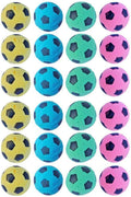 Foam Sponge Soccer Ball Cat Toy Interactive Cat Toys Independent Pet Kitten Cat Exrecise Toy Balls for Fat Cats Kittens, Soft, Bouncy and Noise Free, Pack of 24.