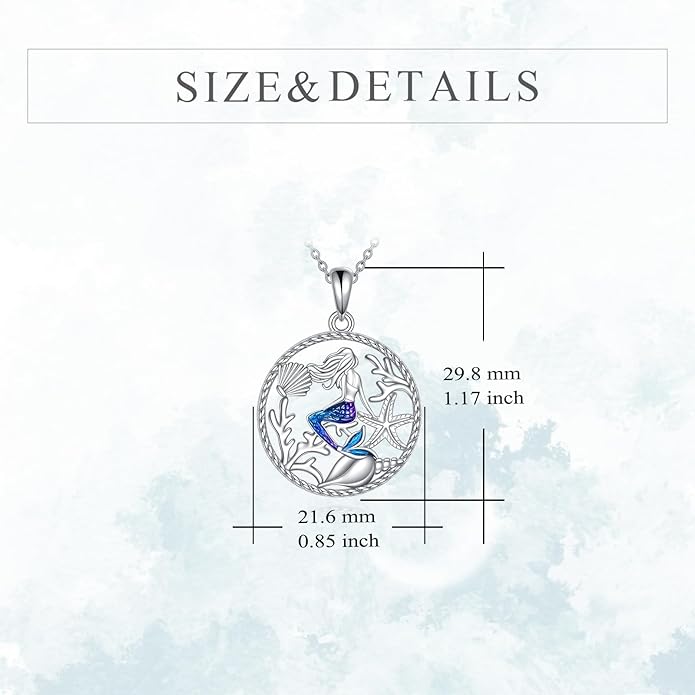 KZX Cat/Dog/Phoenix/Eagle/Whale/Shark/Puffin/Starfish/Chicken/Butterfly/Owl/Bee/Frog/Seahorse Necklace Sterling Silver Animal Pendant Jewelry Gift for Women