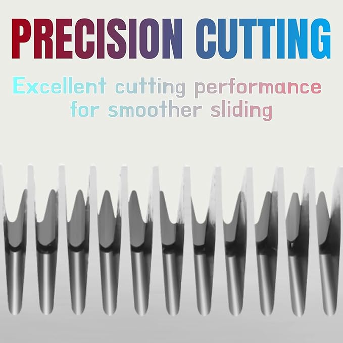 Size 10W/7FW/5FW/4FW Detachable Dog,Cat,Sheep & Horse Grooming Wide Blades Set,Compatible with Andis,Oster A5,Wahl KM10 Series Clippers,Cut Length 1/16"(1.5mm) to 3/8”(9.5mm),4 Pack