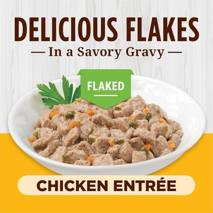 Instinct Flaked Entrée Wet Canned Cat Food - Chicken, 3 Ounce (Pack of 24)