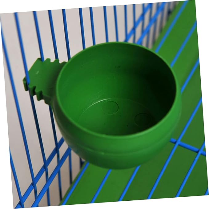 BESPORTBLE 20pcs Bird Feeder Watering Supplies Pigeon Supplies Round Food Tank Tray Pet Food Bowls Safe Material