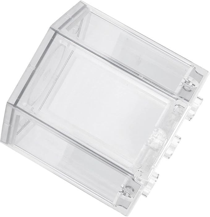Small Gold Fish Tank, Betta Aquarium Mini Tank for Office Decoration (Transparent)