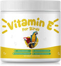 Vitamin E Supplement for Birds – Powder Vitamin E Supports Feather Condition & Cellular Function, Daily Nutrition Support
